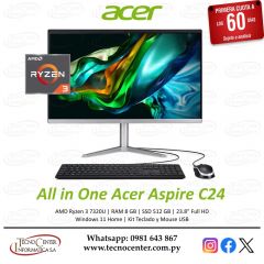 PC All in One Acer Aspire C24 Ryzen 3